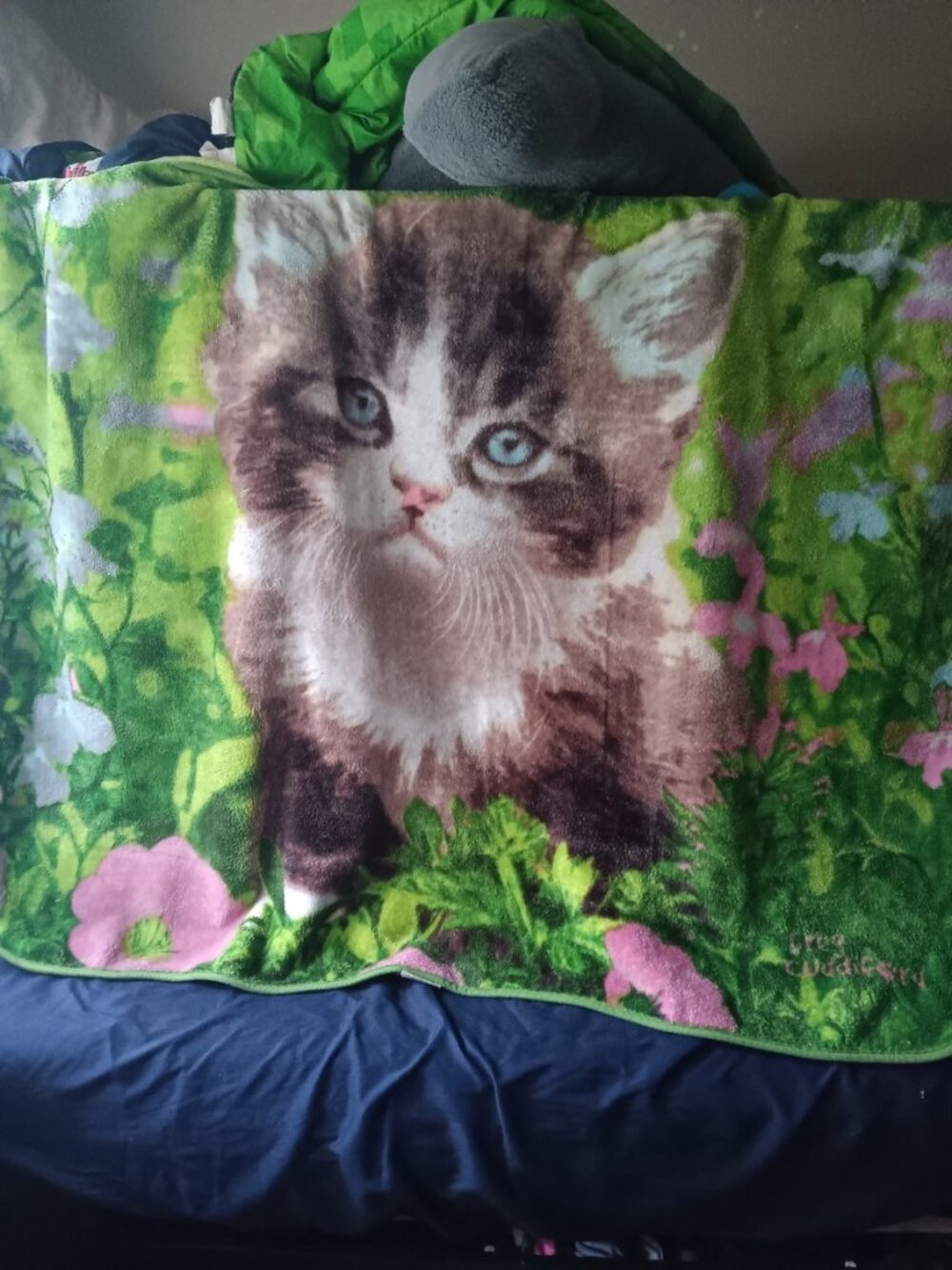 Northwest co Greg Cuddiford Flower Garden Soft Fleece Blanket 50"x64"